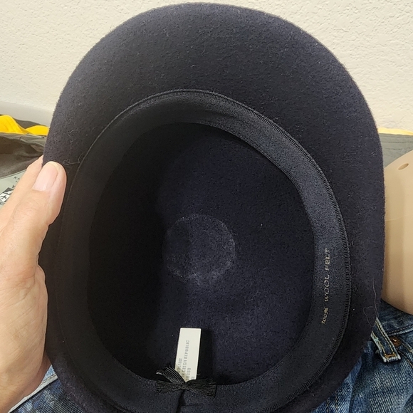 Peaky Blinders Wool Navy Newsboy Cap Size M - Picture 5 of 7